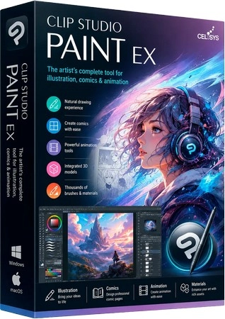 Программа для художников Clip Studio Paint EX 5.1.2 by 7997