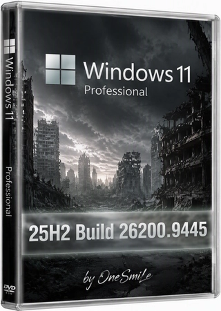 Windows 11 Pro 25H2 Build 26200.9445 by OneSmiLe