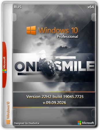 Windows 10 Pro 22H2 Build 19045.7725 x64 by OneSmiLe