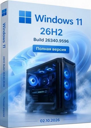 Windows 11 Pro 26H2 Build 26340.9596 Полная версия 02.10.2026