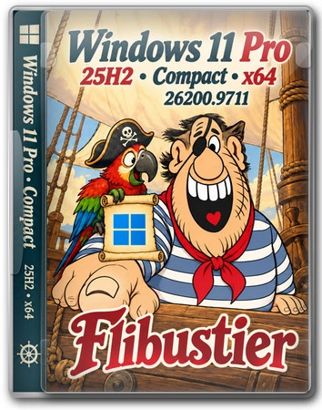 Windows 11 Pro Compact 25H2 Build 26200.9711 by Flibustier